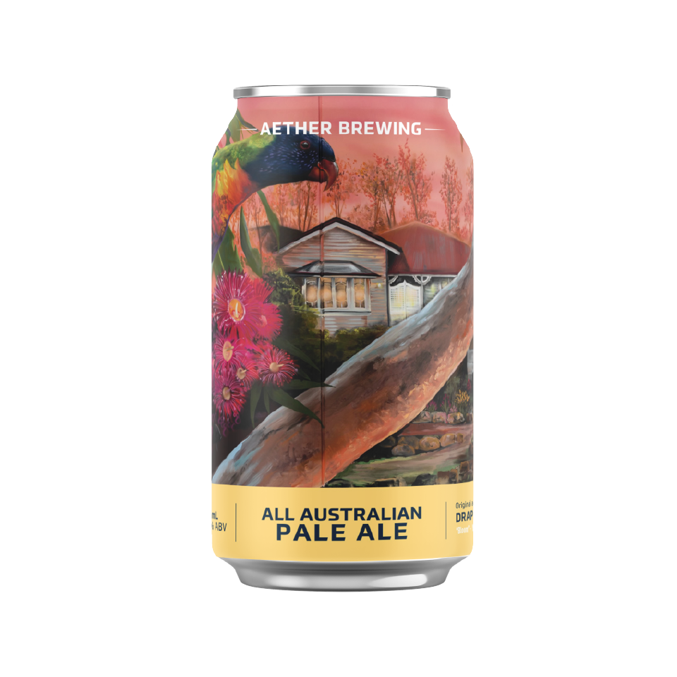 Aether Brewing All Australian Pale Ale – crisp balanced pale ale – Brisbane craft brewery