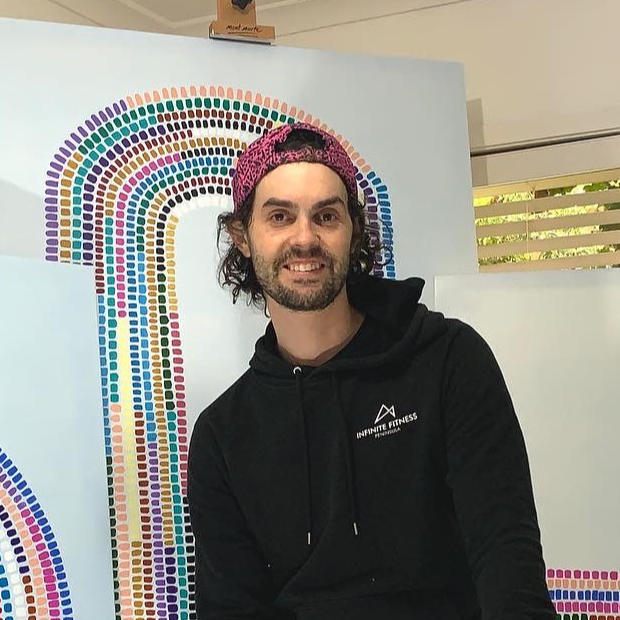 Artist Charlie Nanos profile – Sour beer artwork for Aether Brewing Australia