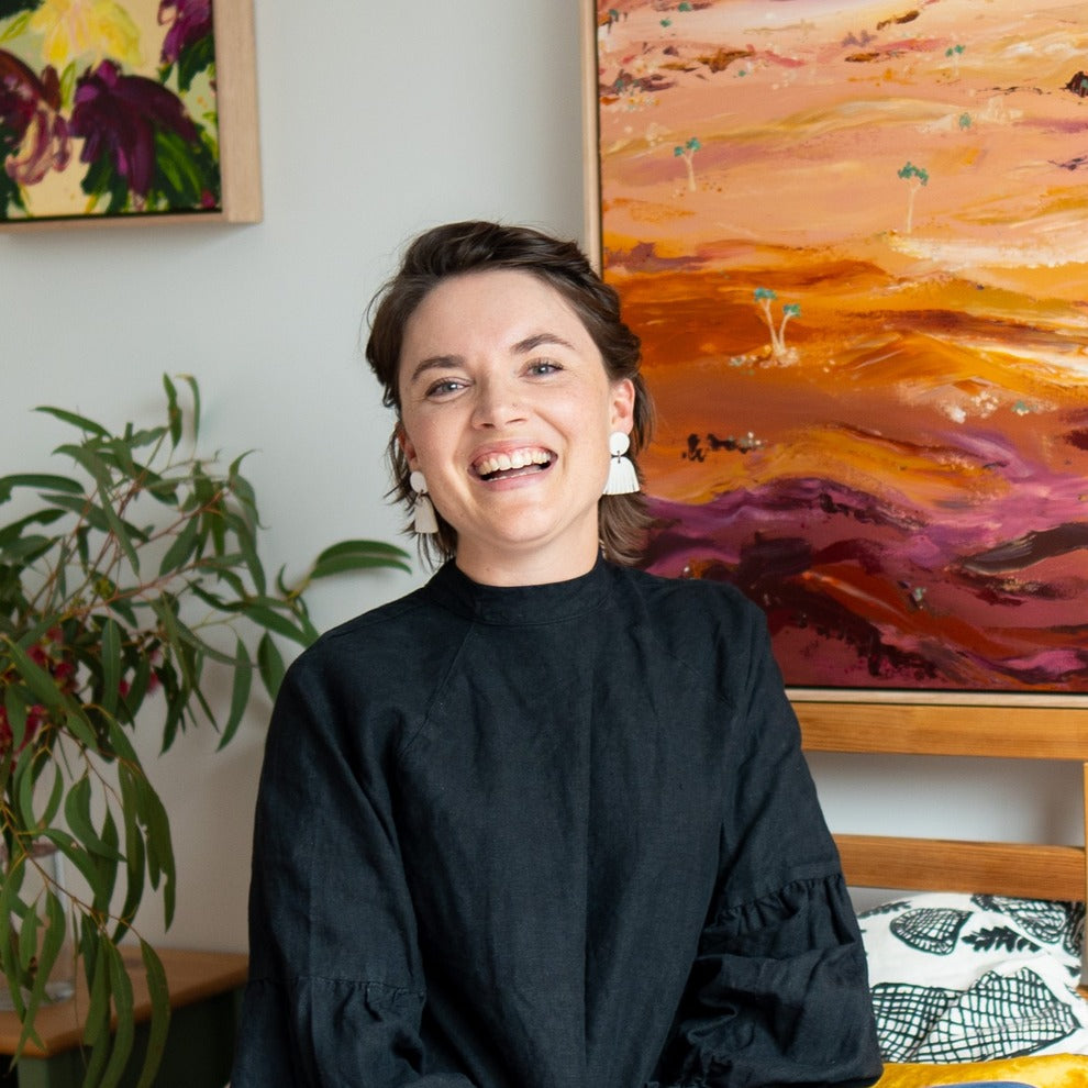 Artist Elle Pervez artwork – Pet Nat Sour beer for Aether Brewing Brisbane craft brewery