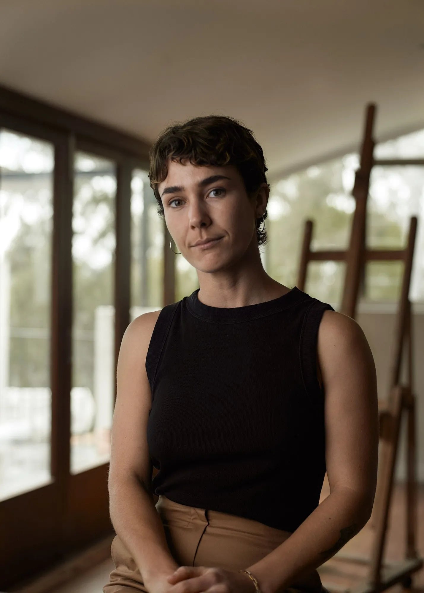 Portrait of artist Isobel Kingswell, collaborator on Aether Brewing beer art.