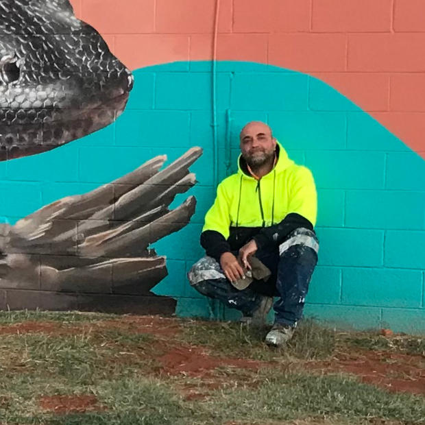 Artist Steve Falco profile – Ginger Beer artwork – Aether Brewing Brisbane Australia