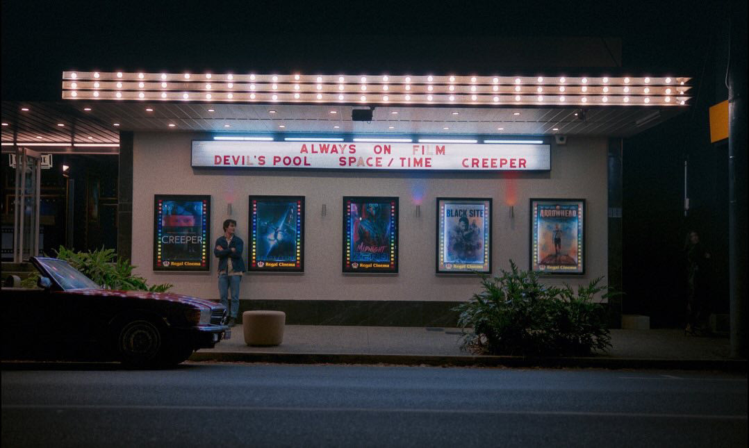 Half Past Midnight artwork by Daniel Bibby, featured on Aether Brewing’s dark beer.