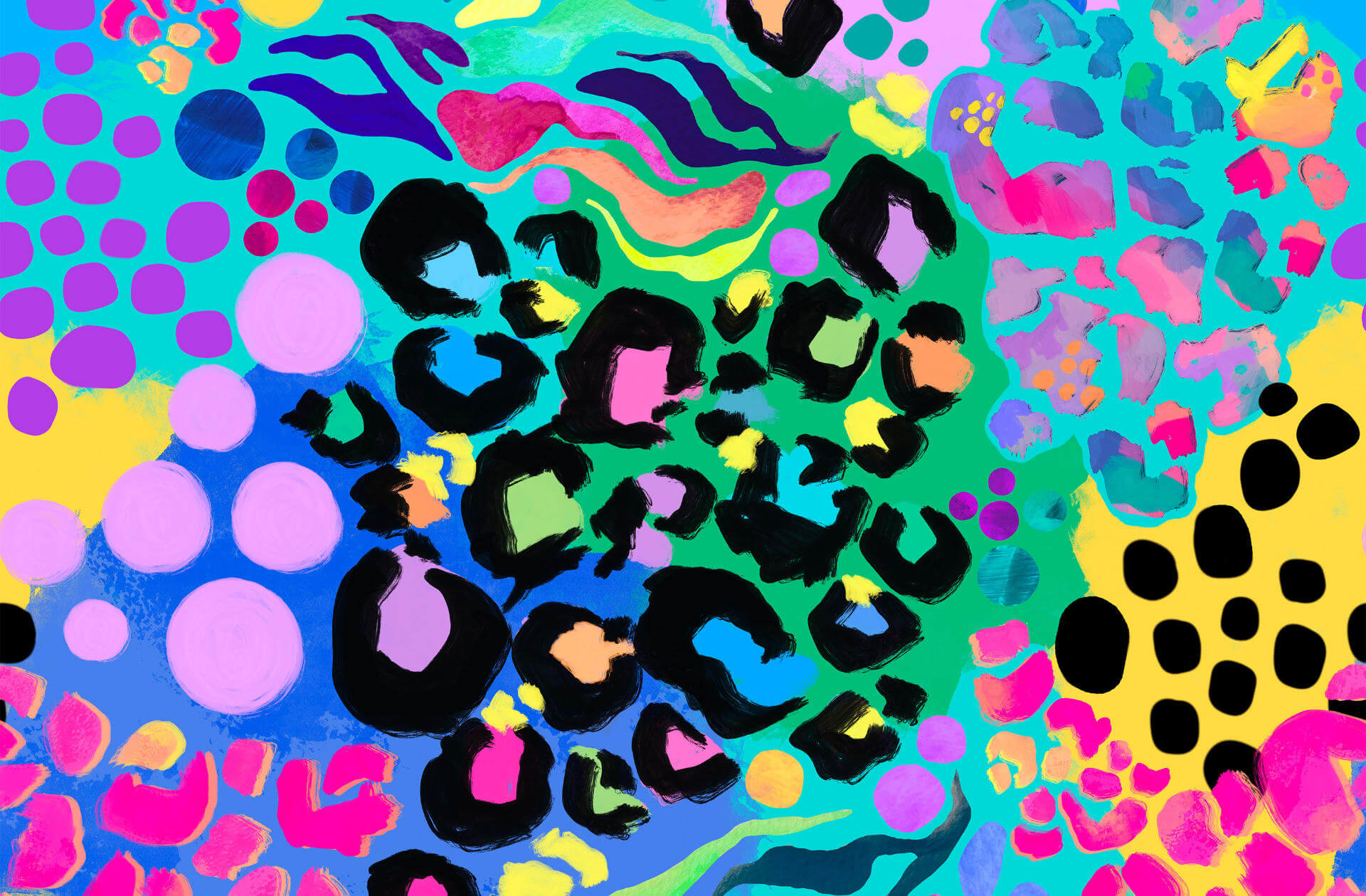 Electric Leopard artwork by Kasey Rainbow – Aether Brewing natural seltzer – Brisbane Australia