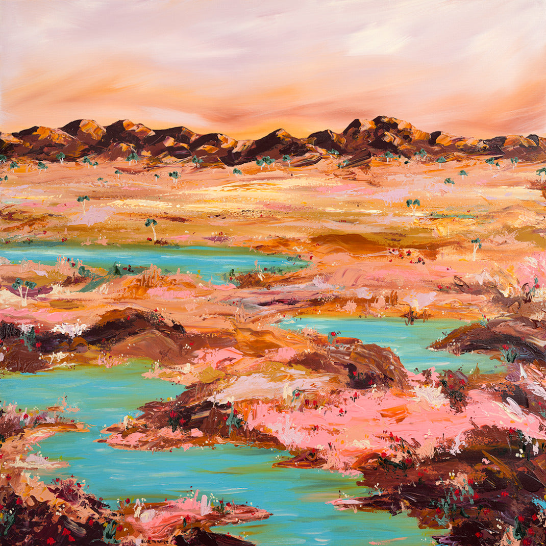 Golden Hour artwork – Aether Brewing Pet Nat Sour beer – Australian craft brewery