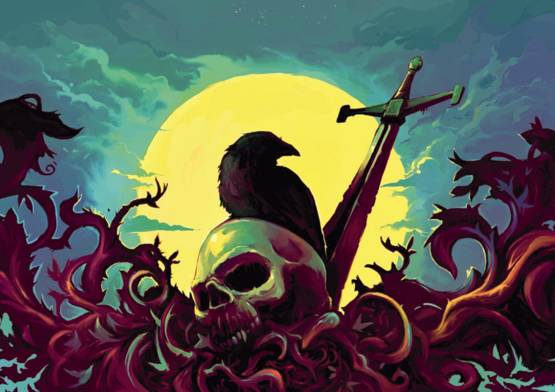 Harvest Time artwork by Dan Brook – Breakfast Stout beer for Aether Brewing Brisbane