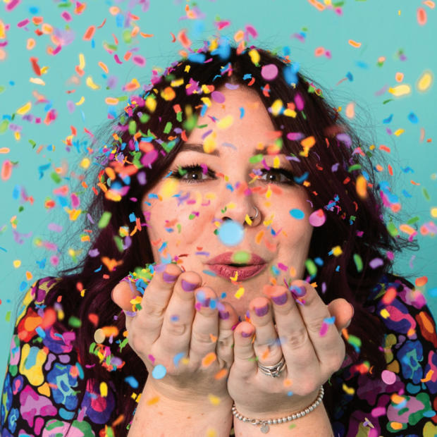 Artist Kasey Rainbow profile – natural seltzer artwork for Aether Brewing Brisbane craft brewery