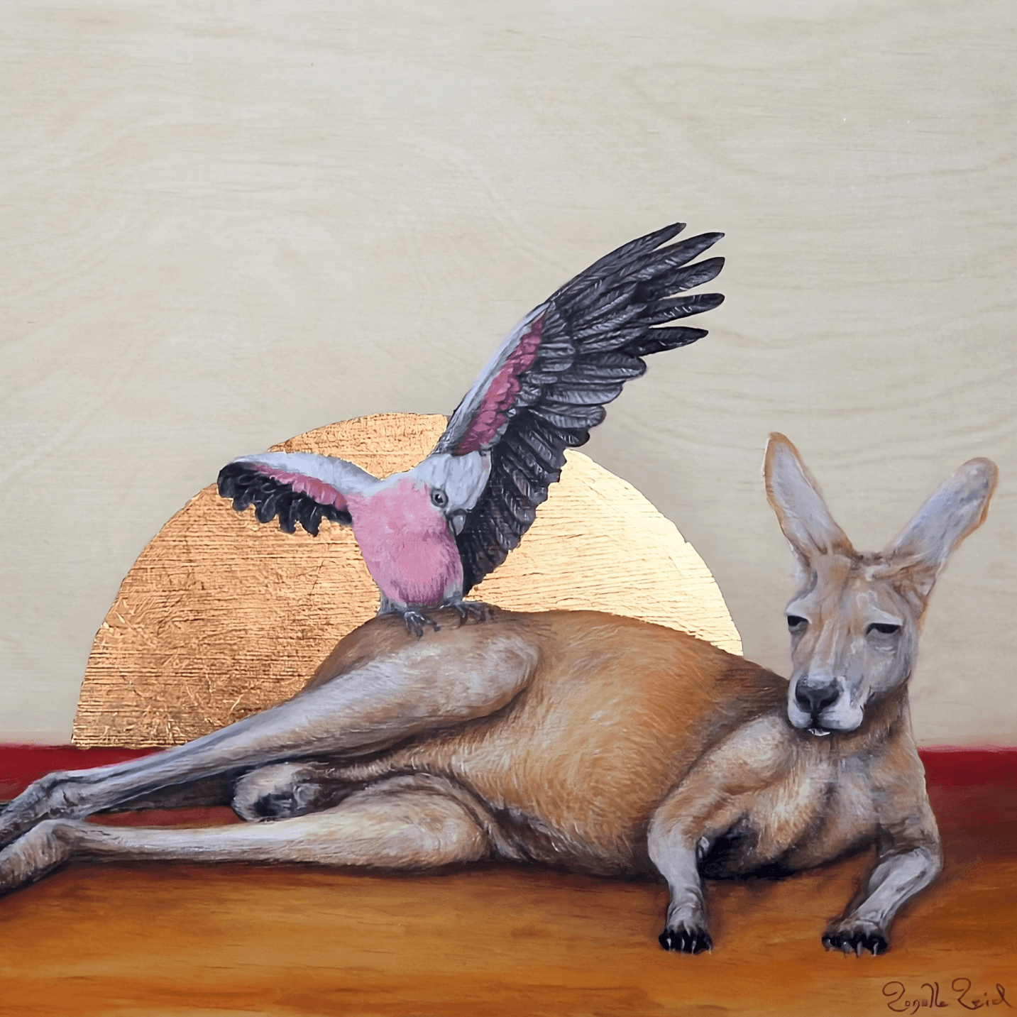 Larrikins artwork by Ronelle Reid – Amber Ale for Aether Brewing Brisbane Australia