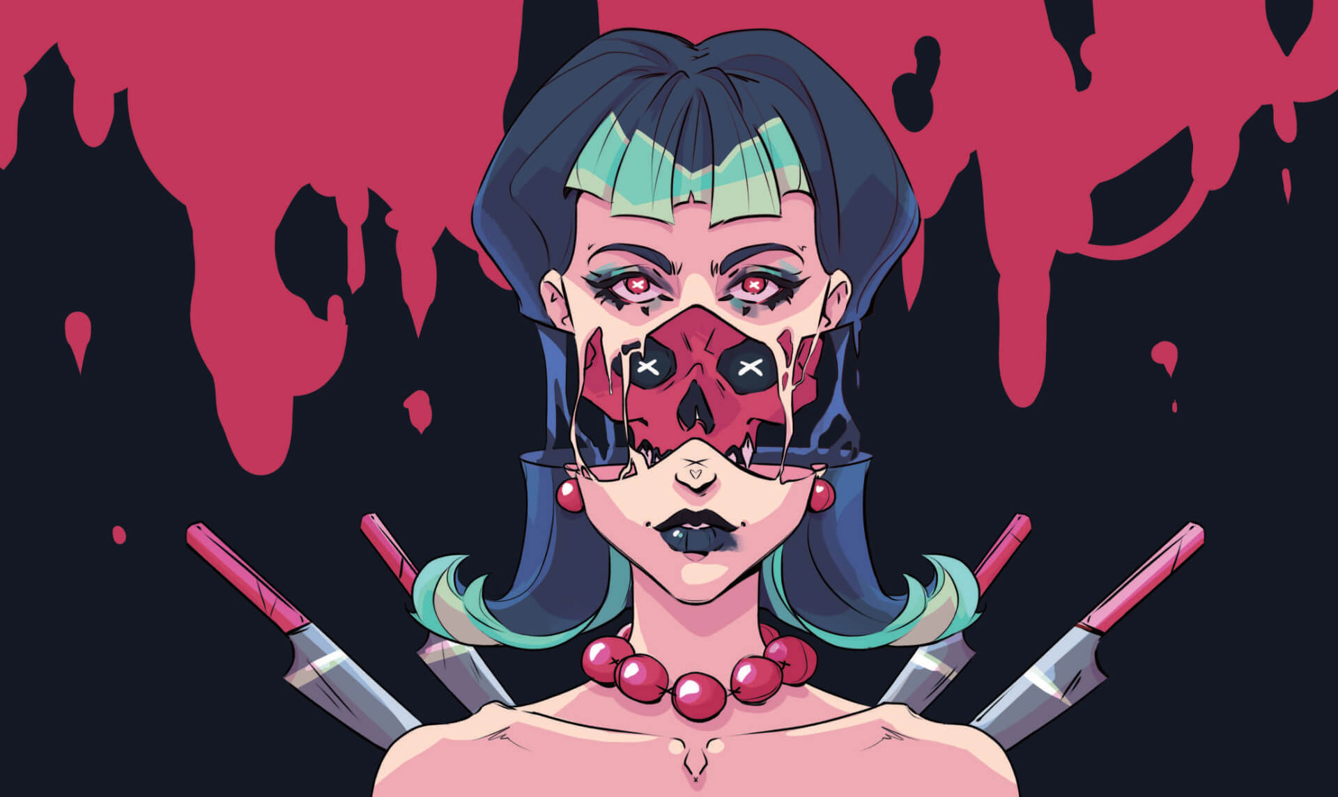 Ruby Red artwork by Razorfloyd – featured on Aether Brewing Brisbane craft beer