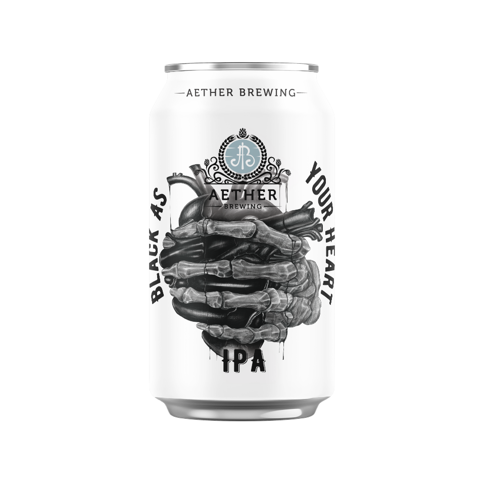 Aether Brewing Black As Your Heart – black IPA – award-winning Brisbane beer.