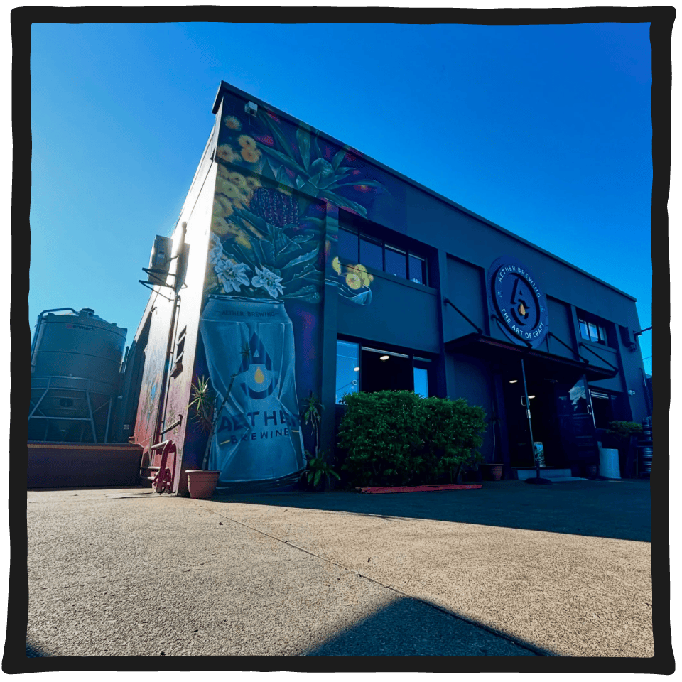 Aether Brewing Our Taproom – Brisbane brewery bar exterior – Australian craft beer and bottleshop