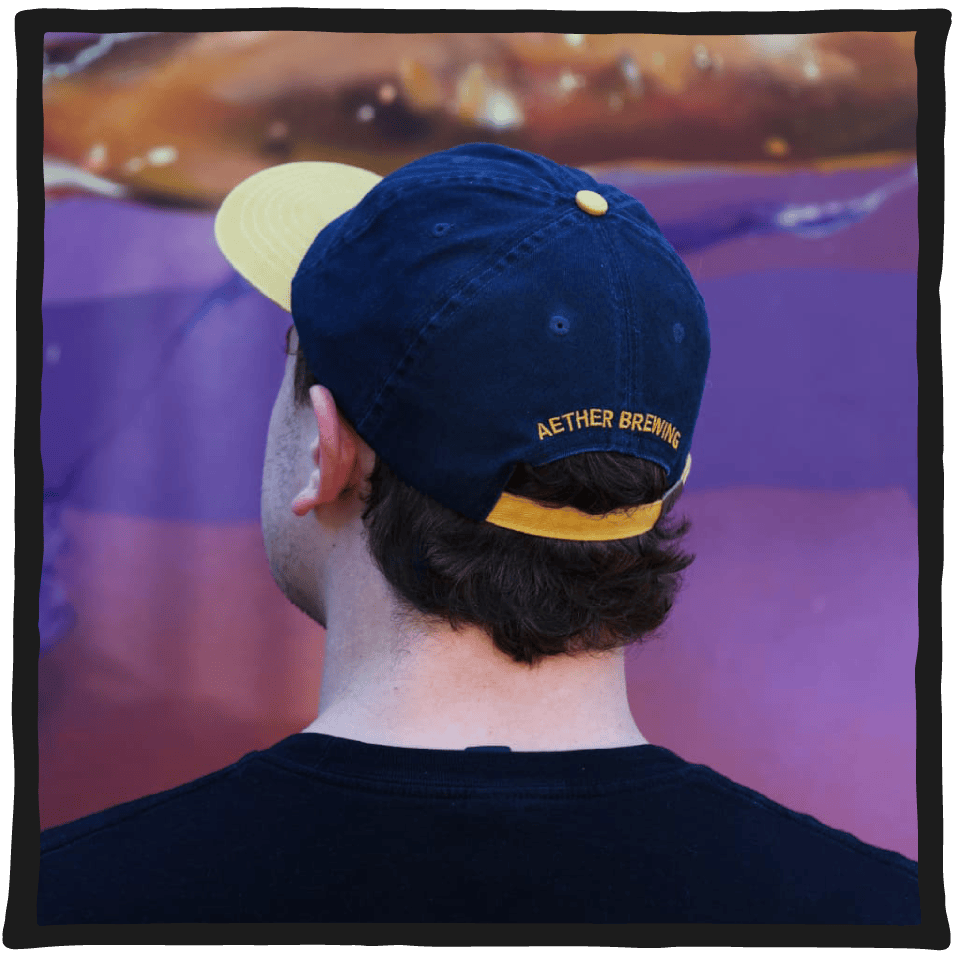 Brewery Dad Cap – Navy & Yellow