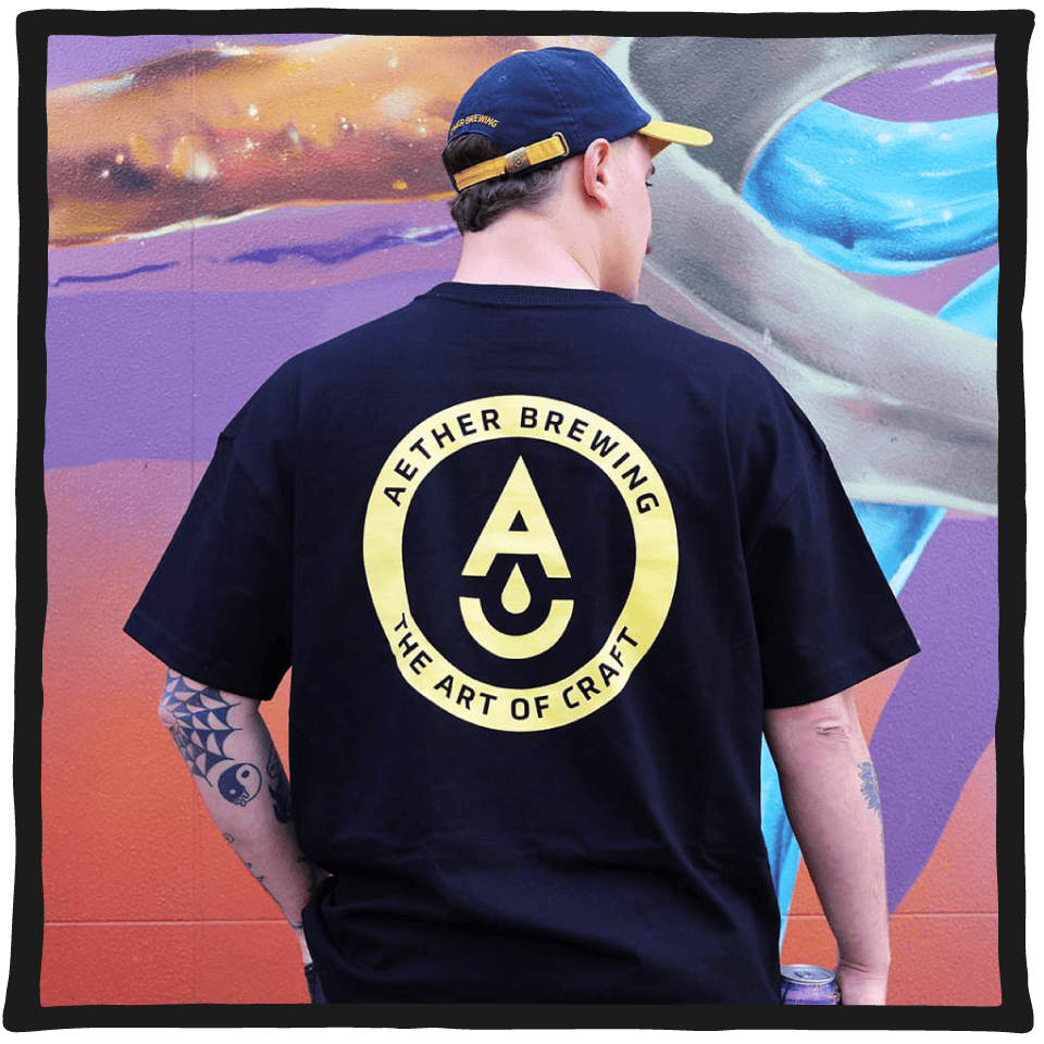 Brewery Shirt – Yellow on Black