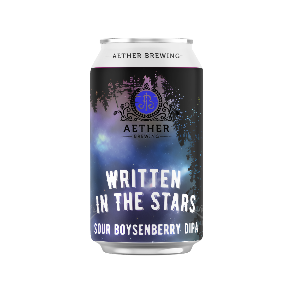 Aether Brewing Written In The Stars – sour boysenberry DIPA – small batch Australian IPA