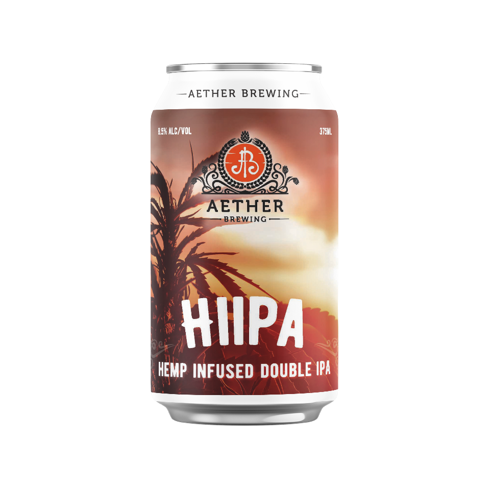 Aether Brewing HIIPA – hemp-infused double IPA with stone fruit & pine – limited edition Australian IPA