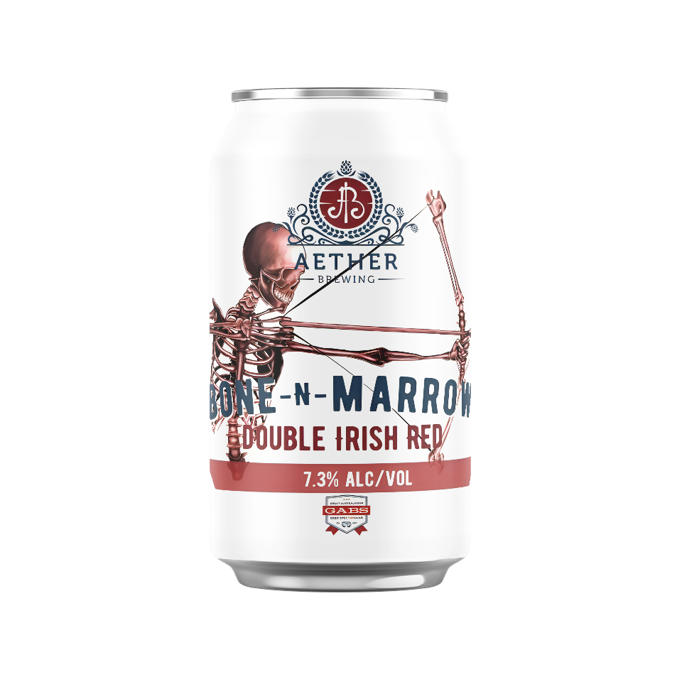 Aether Brewing Bone-N-Marrow – double Irish red ale – small batch Australian red ale