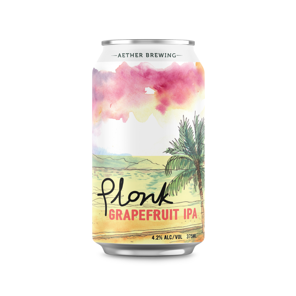 Aether Brewing Grapefruit IPA – resinous West Coast IPA with juicy citrus – Australian craft beer from Brisbane