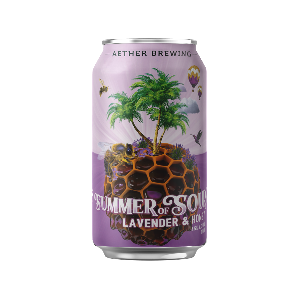 Aether Brewing Lavender & Honey Sour – floral sweet sour – small batch Australian sour beer