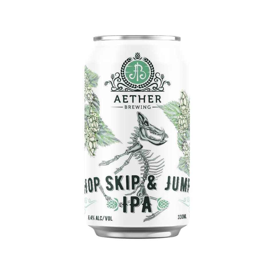 Aether Brewing Hop, Skip & Jump (2017) – West Coast IPA – small batch Australian IPA