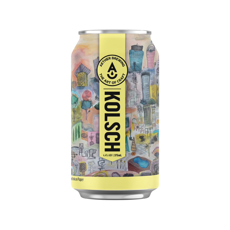 Aether Brewing Kolsch – German-style craft beer brewed in Brisbane.