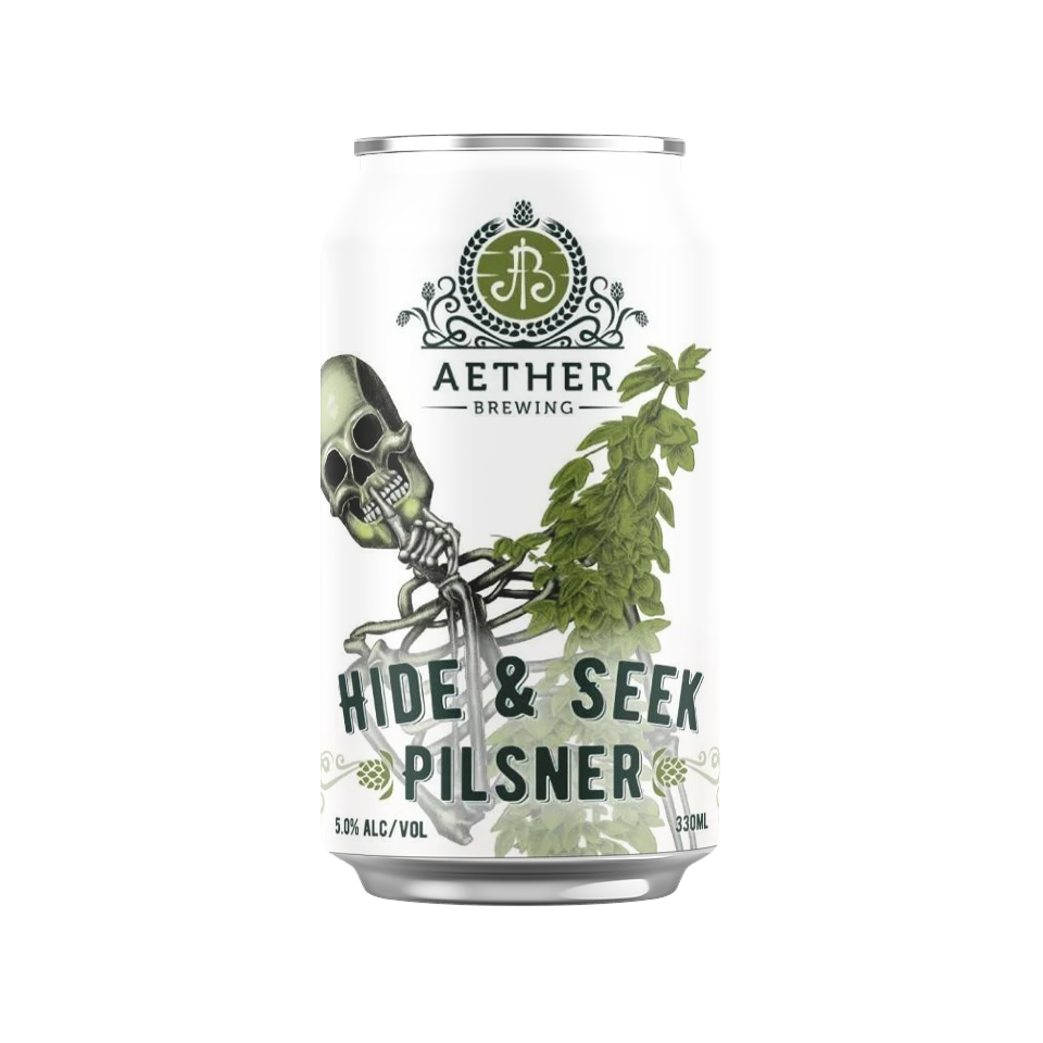 Aether Brewing Hide & Seek – crisp old world pilsner – small batch Australian pilsner