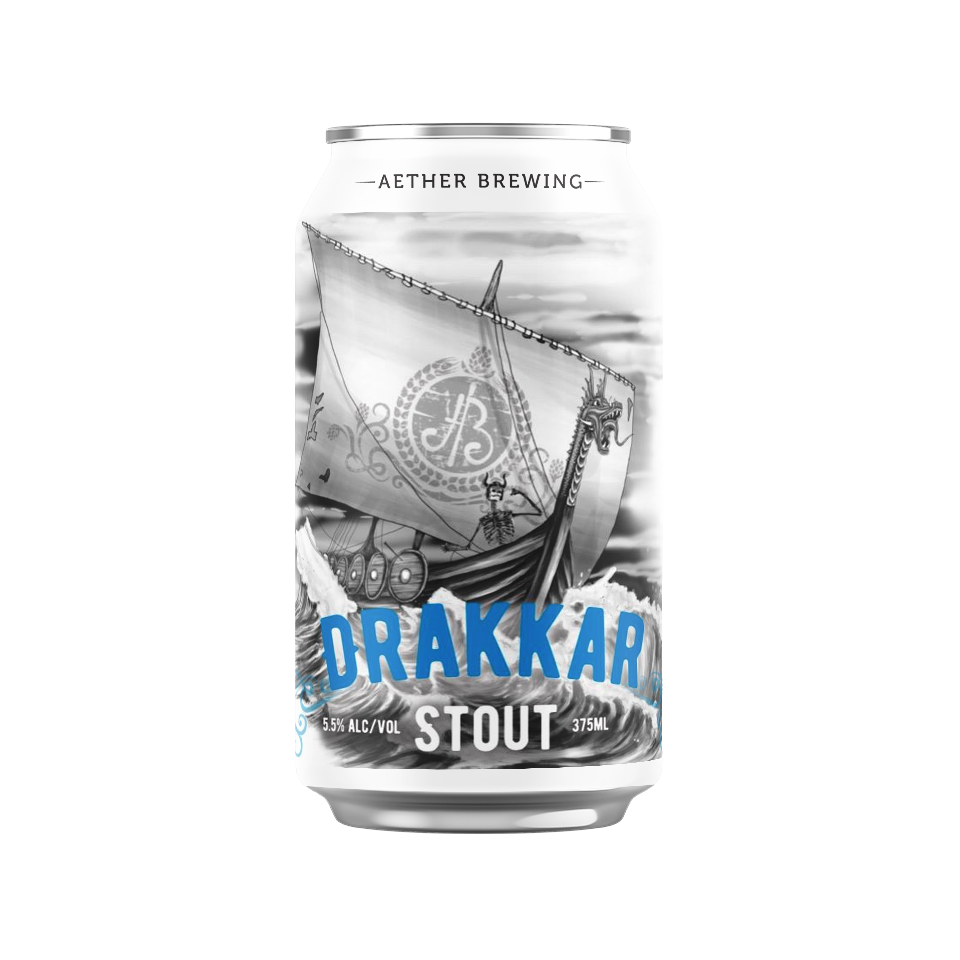 Aether Brewing Drakkar Stout – roasty, smooth craft beer from Brisbane, Australia