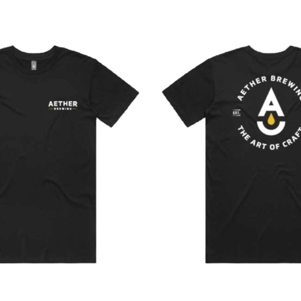 Aether Brewing New Black Tee 2022
