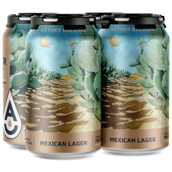 AETHER BREWING MEXICAN LAGER 4 PACK