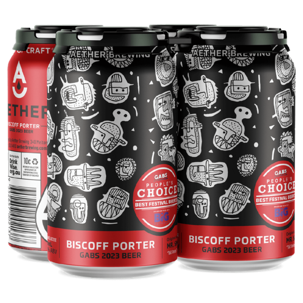 AETHER BREWING BISCOFF PORTER PEOPLE'S CHOICE 4 PACK