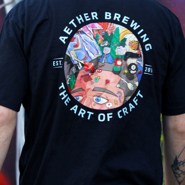 Aether Brewing XPA Art Series Navy Tee