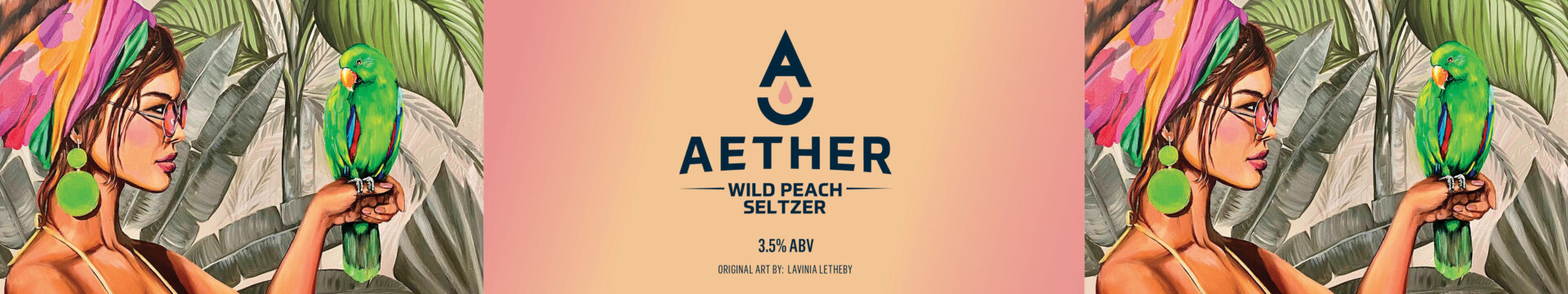 Wild Peach Seltzer Web Banner