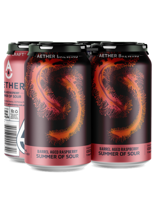 Aether Barrel Aged Raspberry Sour 4 Pack