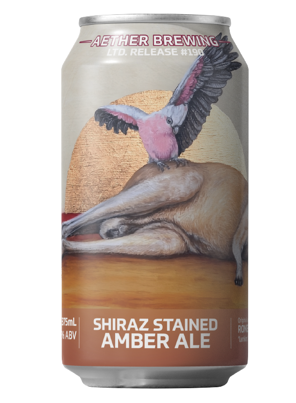 Aether Shiraz Stained Amber Ale Single Can